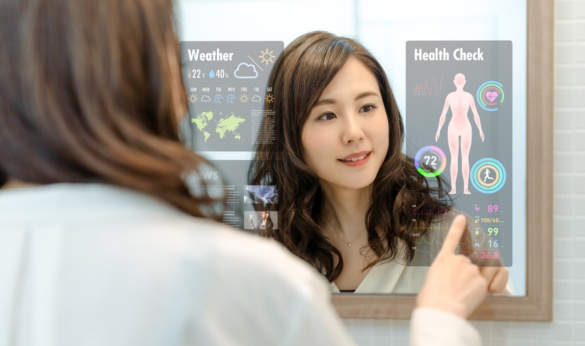 smart-mirror for health checkup